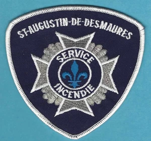 ST-AUGUSTINE DE DESMAURES QUEBEC CANADA FIRE DEPARTMENT PATCH INCENDIE FLASH - Picture 1 of 1
