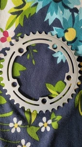SR Sakae Chainring 40t 118 Bcd New 80s Slotted Vintage Alloy Rare Road Japan - Picture 1 of 7