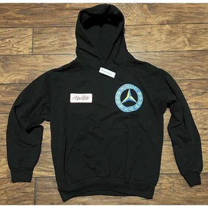 AWGE Mercedes Benz ASAP Rocky Size M Hoodie Sweatshirt Medium Black NWT A$AP MOB - Picture 1 of 12