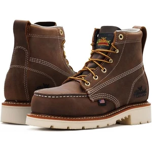 Thorogood Women's 6" Steel Toe Work Boot American Heritage 504-4375 Size 8 - Picture 1 of 13