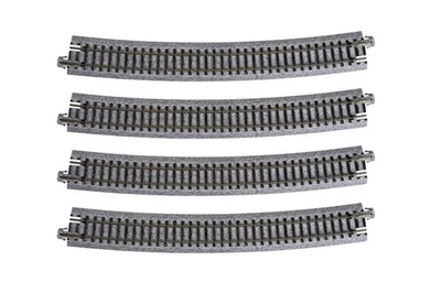 KATO N Gauge Curved Track R718-15° (4 Tracks) 20-150 Model Railroad Supplies - Image 1 of 4