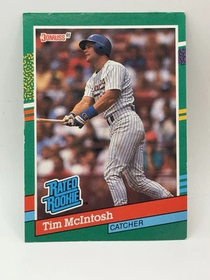 1991 Donruss Baseball #414 Tim McIntosh Milwaukee Brewers - Image 1 of 2