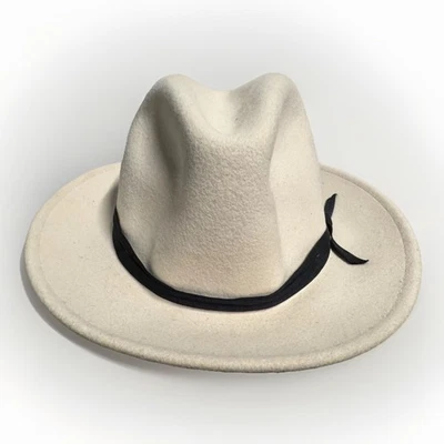 Sombrero de lana Goorin Bros Dean The Butcher crema marfil Fedora talla - mediano Foto 1 de 4
