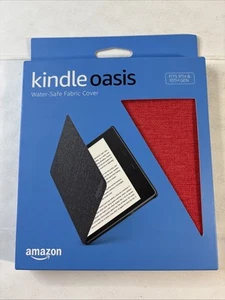 Amazon Kindle Oasis Fabric Cover Case (9th gen 10th gen) Red - New Open Box - Picture 1 of 5