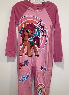 MY LITTLE PONY пижамы размер 10-12 девочка цельный Союз костюм одеяло спальное место солнечный - Изображение 1 из 4