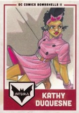 G7 KATHY DUQUESNE 2018 Cryptozoic DC Bombshells Series 2 BATGIRLS