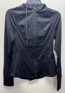 Spyder Active Jacket Hooded full zip Thumbhole Slits Women's Size Small (Q1-17) - Foto 1 di 3