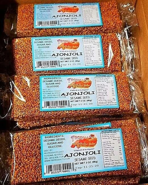 Estuche de (24) barras de caramelo de semillas de sésamo Foto 1 de 2