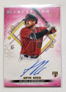 2022  Topps Inception SETH BEER RC Auto #95/99 DIAMONDBACKS - Picture 1 of 2
