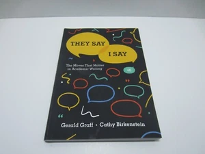 They Say / I Say: The Moves That Matter in Academic Writing 4E Graff Birkenstein - Picture 1 of 6