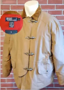 Abrigo acolchado vintage Polo de Ralph Lauren Down Polartec Malden Fishermen para hombre XL - Imagen 1 de 16