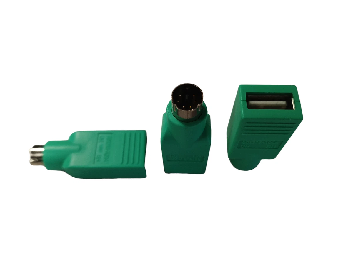 USB Zu 2x PS/2 Adapter – Konverter Für Tastatur & Maus, Plug-and-Play, Kompatibel Mit Windows, MacOS, Linux