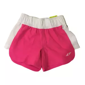 Oxide Girl's 2.5-inch Stretch Swim Shorts, Knockout Pink, Large (10-12) - Picture 1 of 8