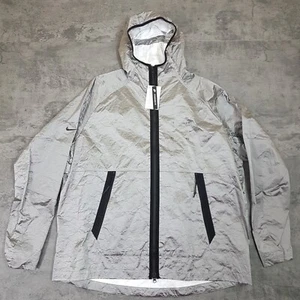 NIKE Sportswear Tech Pack Woven Jacket Mens Size 2XL TALL Silver - Picture 1 of 9