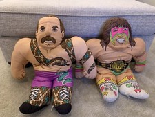 RARE WWF Tonka Wrestling Buddies Jake The Snake Roberts Buddy & Ultimate Warrior