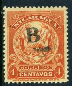 Nicaragua 1904 Bluefields Overprint on 4¢ ABNC Mint R18 ⭐⭐⭐⭐⭐⭐ - Picture 1 of 5