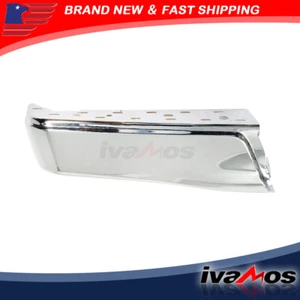 Fit For 2015 2016-2019 2020 Ford F150 Rear Bumper End W/O Park Left Chrome - Picture 1 of 12