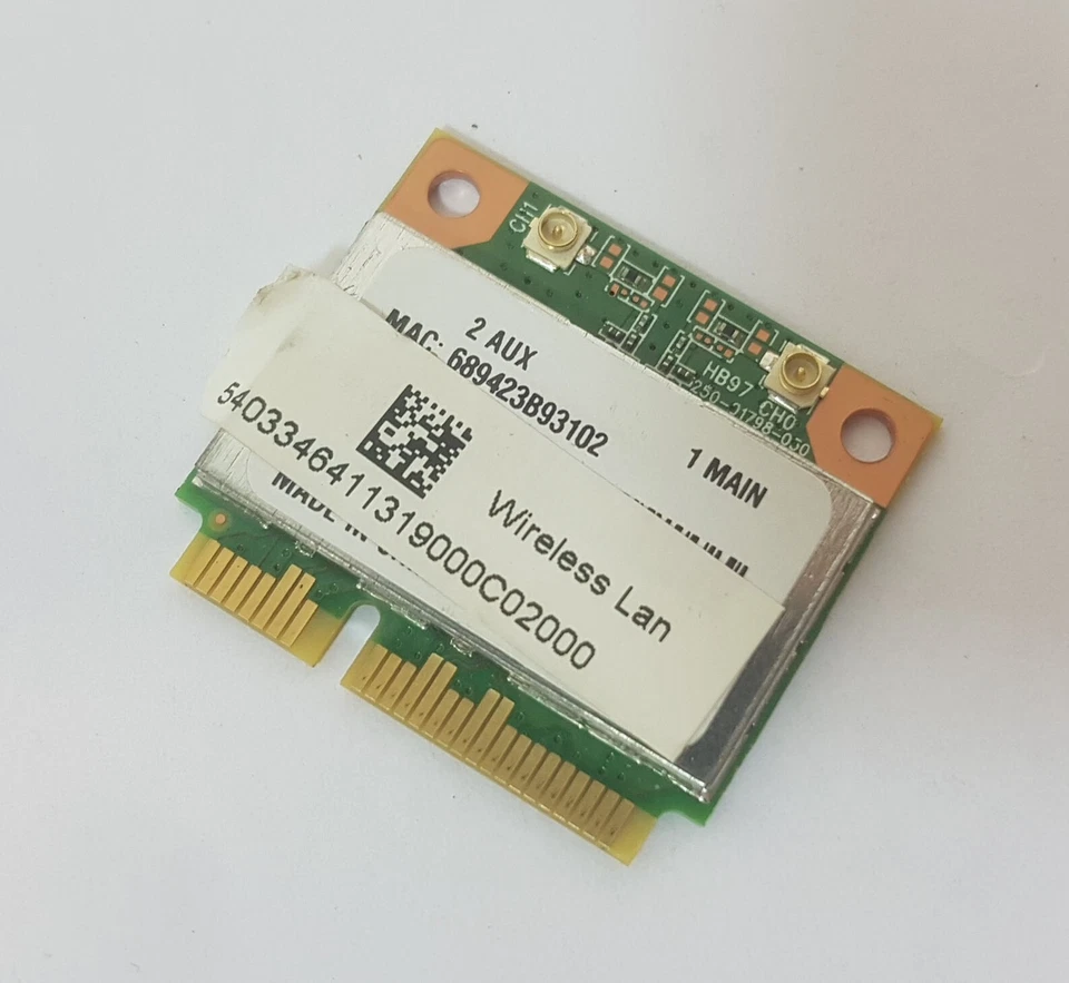 AR5B97 Atheros Wlan Card Mini PCIe aus Notebook Acer TravelMate 8573T P653 - Bild 1 von 1