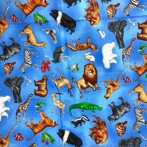 I Spy Polar Bear Buffalo Fish & more 1  1/3 Yard 100% Cotton to sew by SSI - Picture 1 of 8