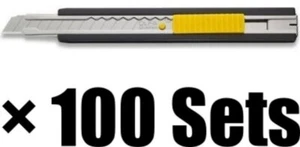 OLFA 154K LAMA TAGLIERINA COLTELLO PICCOLA UTILITÀ 9mm S-TIPO 100SET MADE IN JAPAN - Foto 1 di 1