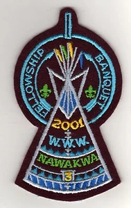 Parche de 3 actividades OA Nawakwa Lodge, banquete de beca 2001 (eX2001-4), ¡como nuevo! - Imagen 1 de 1