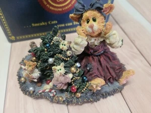 Boyds Bears & Friends Paciencia Purrkins & Traveschief Makers Navidad Catástrofe - Imagen 1 de 9