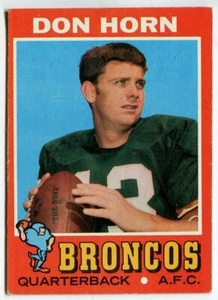 1971 Topps #59 Don Horn Denver Broncos - Bild 1 von 2