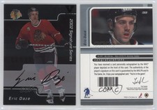 2001-02 ITG Be A Player Signature Series Vault Black Eric Daze #068 Auto