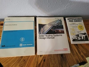 Lot Of 3 Vintage Solar Books Manuals Sandia Lab, ITT, - Picture 1 of 5