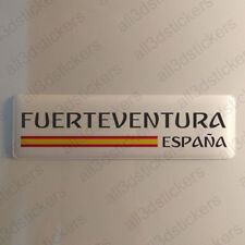 Spain Flag Domed Hex Sticker Decal