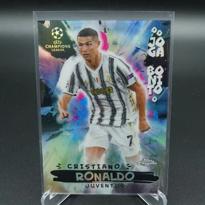 2020-21 TOPPS CHROME UEFA CHAMPIONS LEAGUE CRISTIANO RONALDO JOGA BONITO CARD - Picture 1 of 2