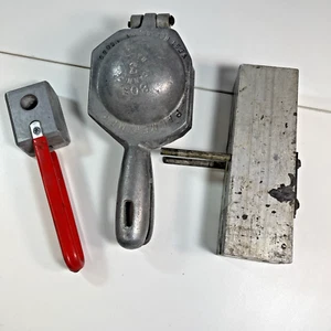 Palmer Mfg # 803 Cannon Ball Sinker Mold 3" + Silver Bell Vari-Mold & Long Mold - Picture 1 of 11