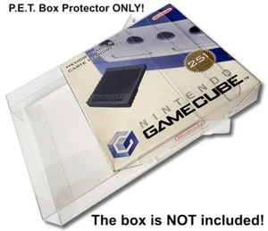 P.E.T. Plastic Box Protector / Display Case for Nintendo GameCube Memory Card - Picture 1 of 2