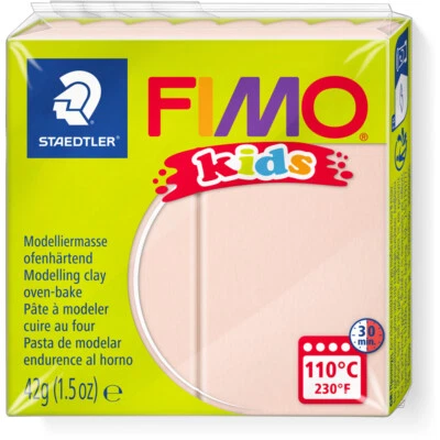 Modelliermasse 8030 STAEDTLER FIMO kids Normalblock 42 g verschiedene Farben - Bild 1 von 3