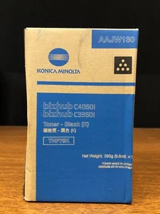 Genuine Konica Minolta AAJW130 Black Toner Cartridge - Picture 1 of 2