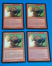 #407 | DRAGON BREATH (EN×3)+ HÁLITO DE DRAGÃO (×1) PT (PACK 4) SCOURGE MTG 2003