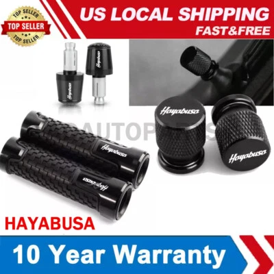 Handlebar Rubber Gel hand Grips FOR SUZUKI HAYABUSA GSX-R1300 GSXR 1300 Grip End Foto 1 de 4
