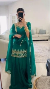 READY MADE LEHNGA CHOLI LEHENGA INDIAN WOMEN WEDDING BRIDAL PARTY WEAR PAKISTANI - Picture 1 of 5