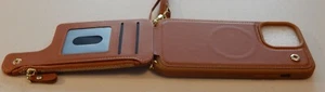 Cavor for iPhone 16 Pro Wallet Case with Card Holder for Women Crossbody & Wrist - Imagen 1 de 7