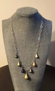 JCM Sterling Silver 925 Beaded Necklace SIGNED 20" - Picture 1 of 3