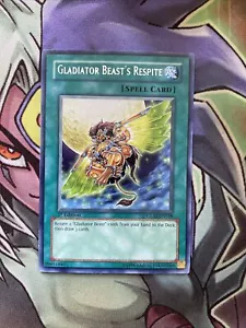 GLAS-EN058 Gladiator Beast's Respite Rare 1st Edition NM Yugioh Card - Foto 1 di 2