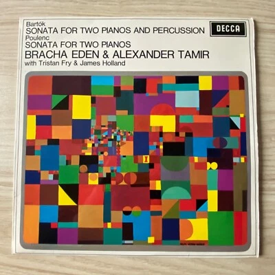 UK DECCA SXL 6367 WBgr LP POULENC BARTOK SONATA ALEXANDER TAMIR  BRACHA EDEN NM - Image 1 of 3