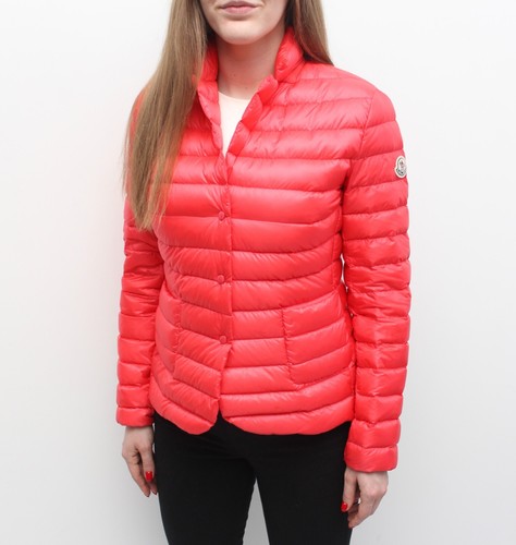 Giacca Tampone Donna MONCLER Leyla Trapuntata Leggera RARA 2 ~S M Corallo