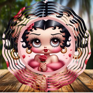 Cartoon Character, Wind Spinners 8" Sublimated, High Quality Aluminum (ws121) - Picture 1 of 1