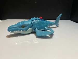 Imaginext Jurassic World 2018 Mosasaurus dinosaurio marino con acción de mandíbula chasqueante - Imagen 1 de 6
