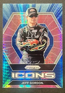 2022 Panini Prizm #83 Jeff Gordon Hyper Prizm Blue and Carolina Blue - Picture 1 of 2