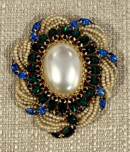 Vintage Vendome große Brosche - Bild 1 von 9