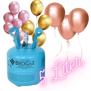 Helium Gas Ballongas für ca 20  Luftballons Heliumflasche Folienballons 5l PARTY - Bild 1 von 9
