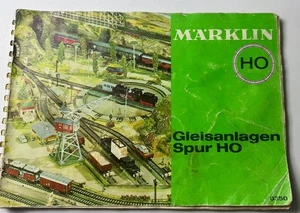 Vintage 1965 Märklin HO Gleisanlagen Spur HO Katalog 0350 12 x 9" siehe - Bild 1 von 3