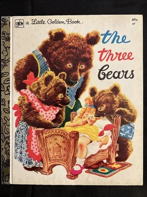 Vintage A Little Golden Book The Three Bears 1975 47 .49 #4272 Foto 1 de 4
